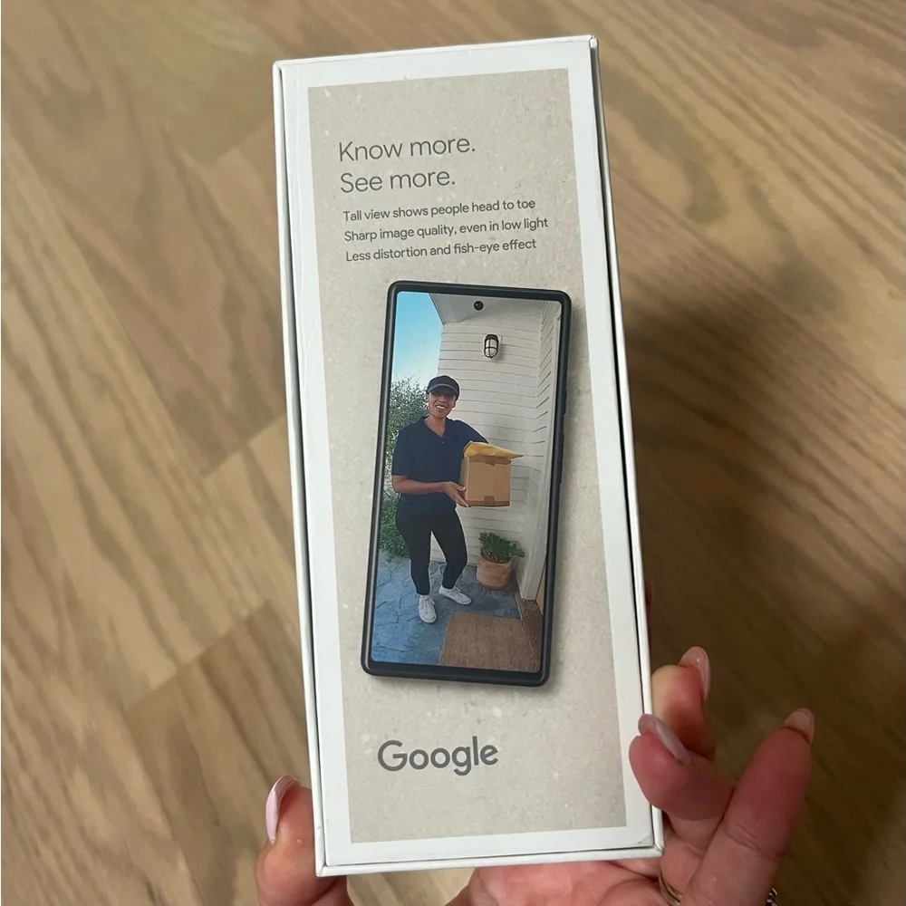 NEW Google Nest Doorbell - (Wired, 2nd Gen) - Wired Video Doorbell Camera Snow